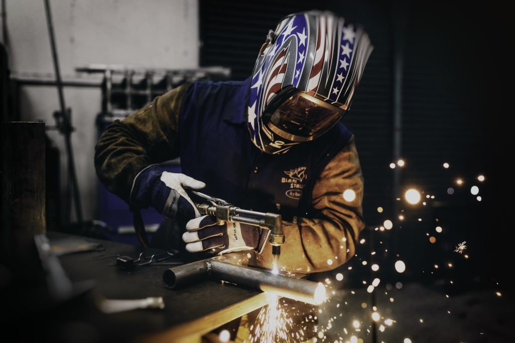 welding arm guard with jacket
